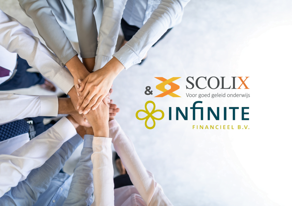 Samenwerkingsbeel infinite en scolix