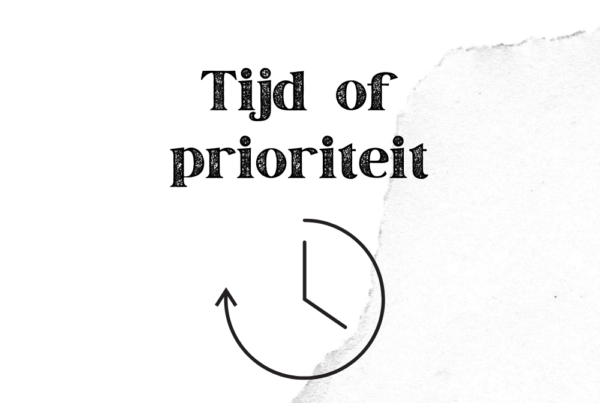 Tijd of prioriteit logo